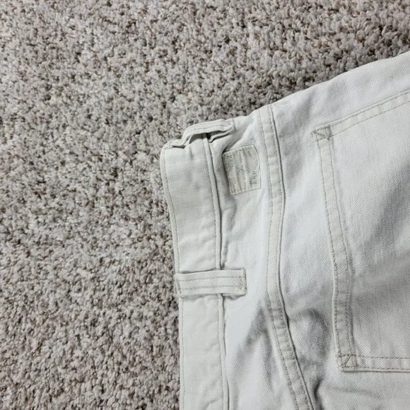 Vintage Gap Worker Jeans Men’s 36X30 Beige Cotton Denim Straight Painter - Picture 7 of 9